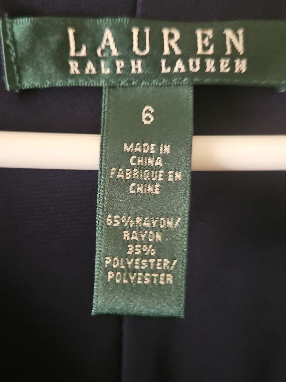 Ralph Lauren Navy Sleeveless Cowl-Neck Midi Dress - Picture 3 of 6